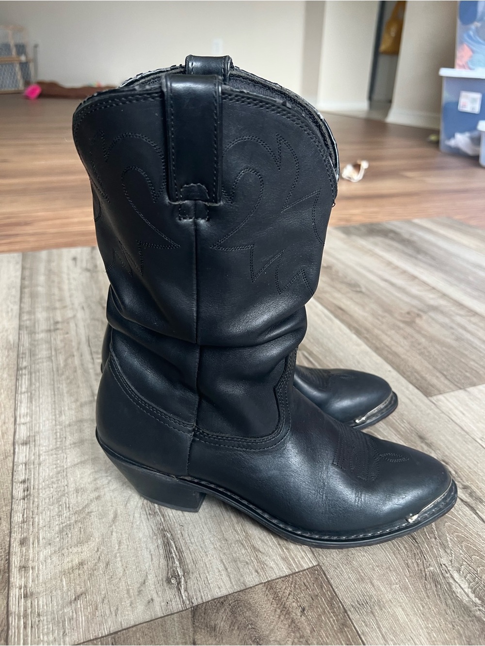 Durango Women’s Black Leather Western Cowboy Boots